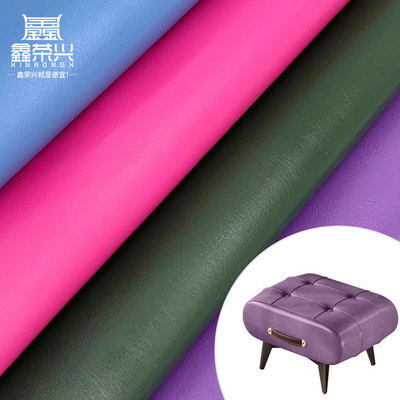 Tecido de couro tricotado em PVC com 0,6 mm de espessura para estofados de móveis e carros