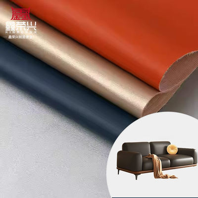 PVC DE7 Napa Grain Couro Artificial para Mobiliário 54 polegadas de largura
