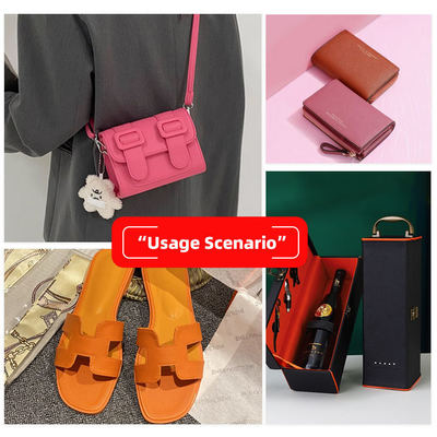 PVC Saffiano Cross Pattern Couro sintético para móveis 54" de largura