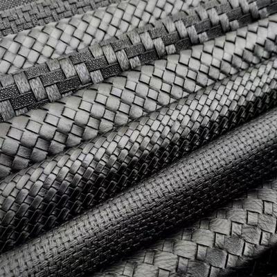 Couro sintético PVC tecido em relevo para estofamento de móveis