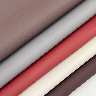 Couro Falso PVC Napa em Relevo Impermeável Resistente à Abrasão 54" de Largura