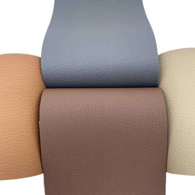 1.0mm PVC resistente ao desgaste em relevo 137 Litchi Grain Couro sintético artificial para assento de carro estofado Sofá cadeira cinto tecido de couro falso