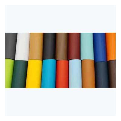 Atacado de tecido de couro sintético artificial com padrão de furo de alfinete para carteira, caixa, sapatos e caderno