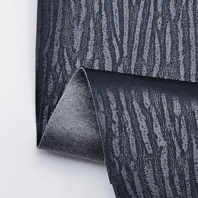 Venda a retalho de couro Pvc de listras de couro sintético de madeira Impressão de embalagem Carteira Caixa de sapatos Bloco de notas Tecido de couro falso