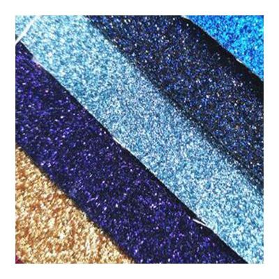 Gráfico de PU Glitter Powder Grain de couro sintético Porta-moedas Calçados Notebook Tecido de couro