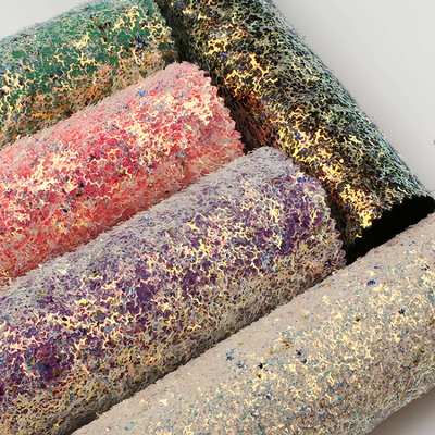 Folhas de tecido PU Sparkly Shiny Glitter Couro Sintético Grosso para Sapatos Bolsas Laços Artesanato Chapéu Couro Falso