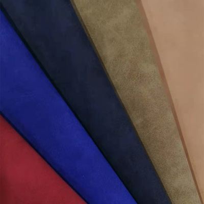 PU Couro Nubuck Couro Sintético Tecido Imitação Algodão Fundo Sapatos Bolsas Caderno Tecido Atacado