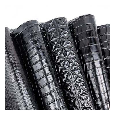 Padrão de Pvc de couro sintético brilhante Padrão de animais de couro sintético Calçado Bolsas e sacos Tecido de couro falso