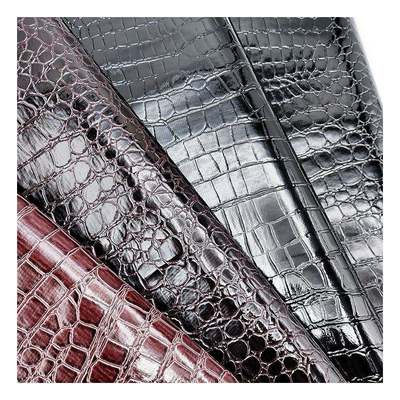 Pedra de alto brilho Pvc de couro sintético Pintura de animais Calçados Bolsas e sacos Tecido de couro falso