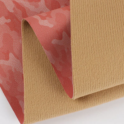 PU Couro de ovelha congelado Nubuck Cereal Camuflagem Saco de couro sintético Sapatos Carteira Decorar Quadrinhos Caixa Tecido de couro falso