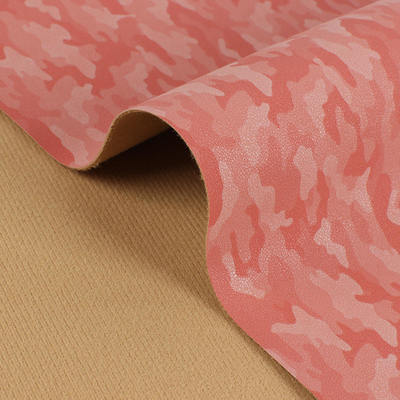 PU Couro de ovelha congelado Nubuck Cereal Camuflagem Saco de couro sintético Sapatos Carteira Decorar Quadrinhos Caixa Tecido de couro falso