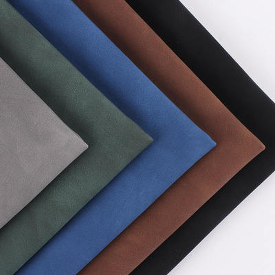 PU Couro Sintético Nubuck Granulado de Pele de Ovelha Fosca de Duas Tons Bolsas Sapatos Carteira Decorar Cadernos Capa Tecido de Couro Falso