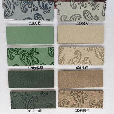 Couro Sintético Prensado PU para Saco de Sapato Embalagem Mesa Tapete Tecido de Couro Falso Sintético