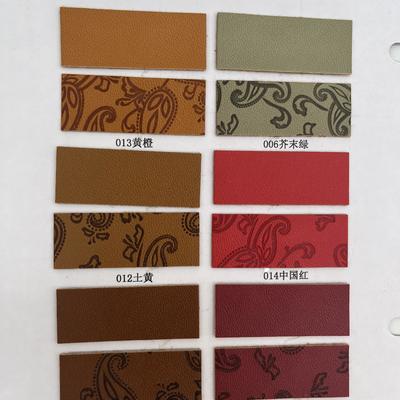 Couro Sintético Prensado PU para Saco de Sapato Embalagem Mesa Tapete Tecido de Couro Falso Sintético