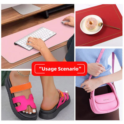 Couro Sintético PU Microfibra Imitação 5kg Resistência ao Descolamento para Sapatos, Bolsas, Cintos, Sofás, Luvas, Tecido de Couro Sintético