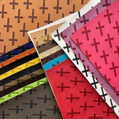 Personalize Couro Sintético PU Vinil com Efeito de Mudança de Cor e Relevo para Sapatos, Bolsas, Tapetes de Mesa e Tecido de Couro Sintético