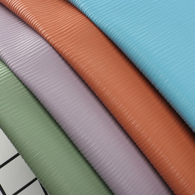 1.0 mm Thickness 137cm Width PU Synthetic Leather Fabric with 41 Colors Available for Handbag Shoes Wallet