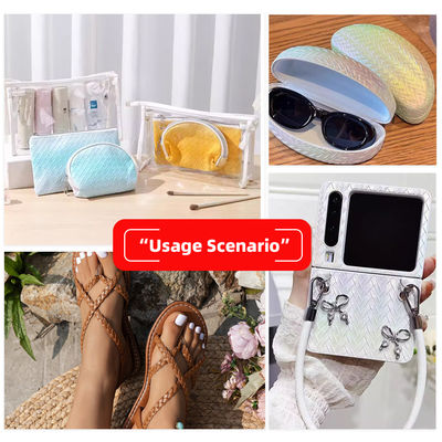 Couro Sintético PVC com 1,1mm de Espessura, 54/55" de Largura e 20 Cores para Bolsas e Decoração de Casa