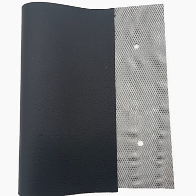 Tecido de couro sintético PVC com 7 cores em estoque, MOQ de 50 jardas e capacidade de produção de 100.000 metros