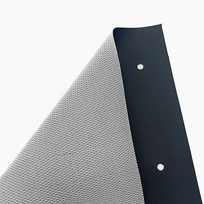 Tecido de couro sintético PVC com 7 cores em estoque, MOQ de 50 jardas e capacidade de produção de 100.000 metros