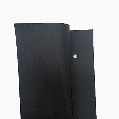 Tecido de couro sintético PVC com 7 cores em estoque, MOQ de 50 jardas e capacidade de produção de 100.000 metros