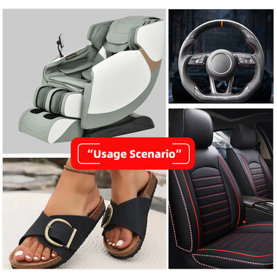 Venda Imperdível PVC Furos de Ar Sintético Artificial Perfurado Couro Automotivo Guarnição Cadeira Sofá Cama Assento de Carro Tecido de Couro Sintético