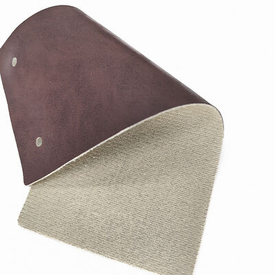 Couro Sintético de Lona de Óleo Crazy Horse à Prova d'Água para Forro de Cadeira, Sofá, Bolsa, Cinto de Segurança de Carro, Tecido de Couro Falso