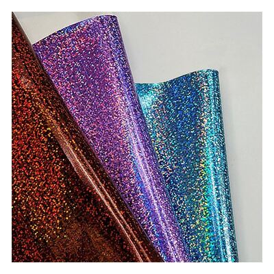 Espelho Holográfico Pu Couro Padrão de Vidro Grande Espelho de Grão Sintético Artificial Falsos Sapatos Cassação de Vanidade Bolsa de Mão Tecido de Couro