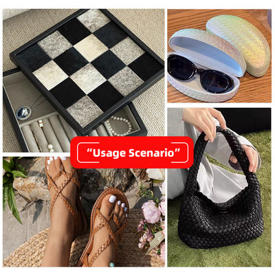 1.8mm Couro Sintético de PVC Tecido para Bolsas, Tapetes de Mesa, Sapatos, Decoração de Sofá, Cintos, Materiais Emborrachados Elásticos para Artesanato