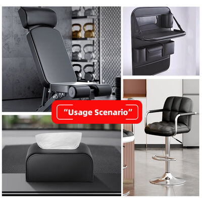 Hot-sale Pvc  Mat Woven Grain Patterns  Artificial Synthetic Leather Cheap Price Chair Sofa Shoes Car Foot Mat Faux Leather