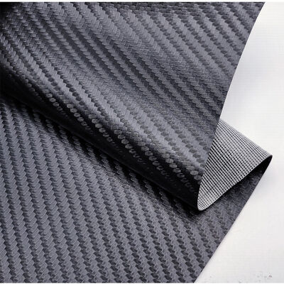Hot-sale Pvc Carbon Fiber Grain Patterns Artificial Synthetic Leather Cheap Price Chair Sofa Shoes Car Foot Mat Faux Leather