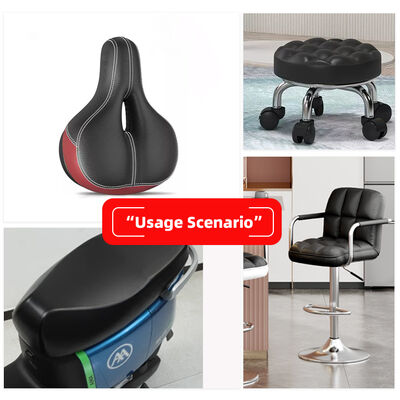Modelos em relevo de PVC elástico Couro sintético para cadeirinhas de automóveis de motocicletas Cobertas de couro falso durável Decoração de móveis