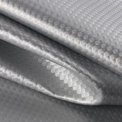 Fibra de carbono PU elástica de palha estofado de grão de couro sintético para sacos de roupa fones de ouvido caixa de manga tecido de couro falso
