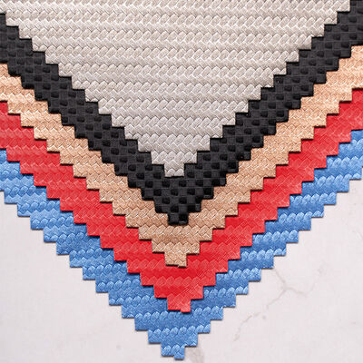 Acessórios de couro sintético de fibra de carbono PU resistente à água Couro sintético de fibra de carbono PU resistente à água Couro sintético para roupas Caixas de telefone Caixas de mangas Couro falso durável Artesanato Vestuário