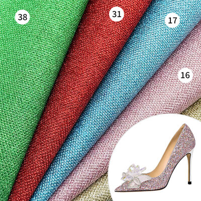 Relâmpago Glitter grosso PVC couro sintético Forro de calçado para joalheria Artesanato Saco de bagagem Embalagem Sofá de material de couro falso