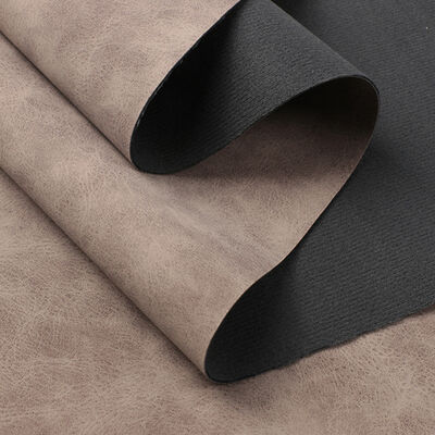 Couro Sintético PU Frosted Yangbuck Nubuck Grain para Bolsas, Sapatos, Carteiras, Decoração, Cadernos, Capas, Tecido de Couro Sintético