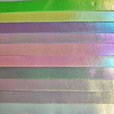 Laser Macaron Couro sintético holográfico