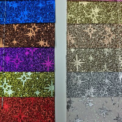 FOUR-POINTED STAR SYNTHETIC LEATHER