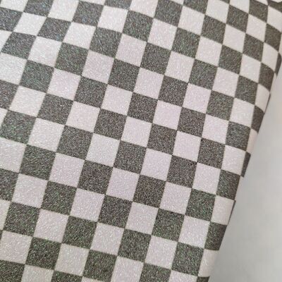 Tecido de couro PVC verificador de brilho premium para bolsas, carteiras, sapatos e acessórios de moda