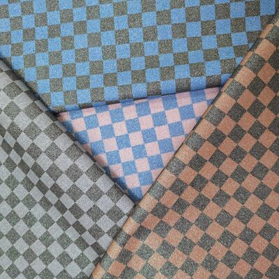 Tecido de couro PVC verificador de brilho premium para bolsas, carteiras, sapatos e acessórios de moda