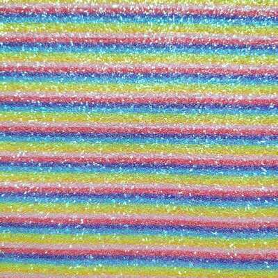 Couro sintético de PVC com padrão verificador de glitter arco-íris para bolsas, sapatos e artesanato