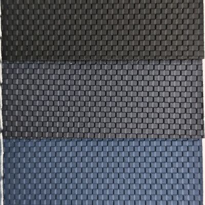 Texto tecido Rolo de PVC de couro sintético com tecido de malha para bolsas Mobiliário de carteira