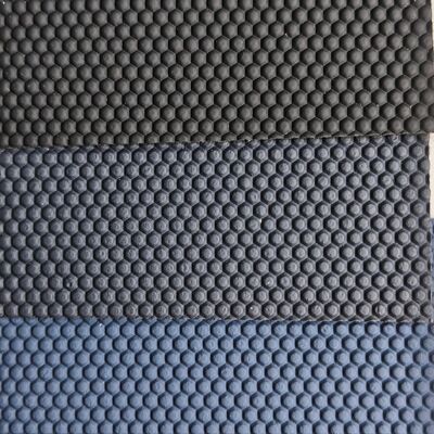 Texturas de basquetebol hexagonais em relevo PVC rolos de couro sintético couro artificial para sacos Mobiliário de carro interior