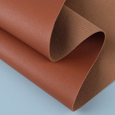 Bolsa de mão de PVC em relevo de couro artificial Nappa Tecido de couro imitativo