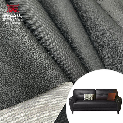 Couro artificial PVC 140cm de largura resistente à abrasão para estofamento de móveis