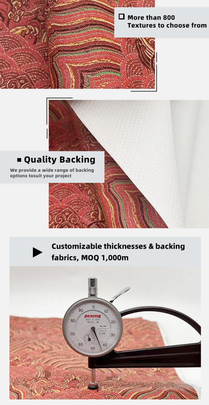 PVC sint&eacute;tico Macrame Impresso Tecido de Couro Falsos Estilo de filme para saco notebook telefone Concha Decorativa & Artesanato Uso para Sof&aacute; Bem 5