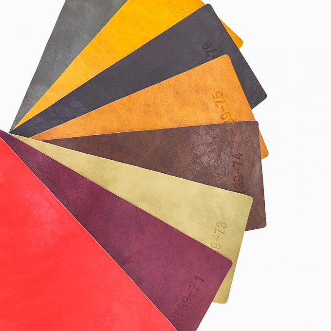 Couro Sintético PVC Crazy Horse Oil Wax para Móveis 54 Polegadas de Largura 6