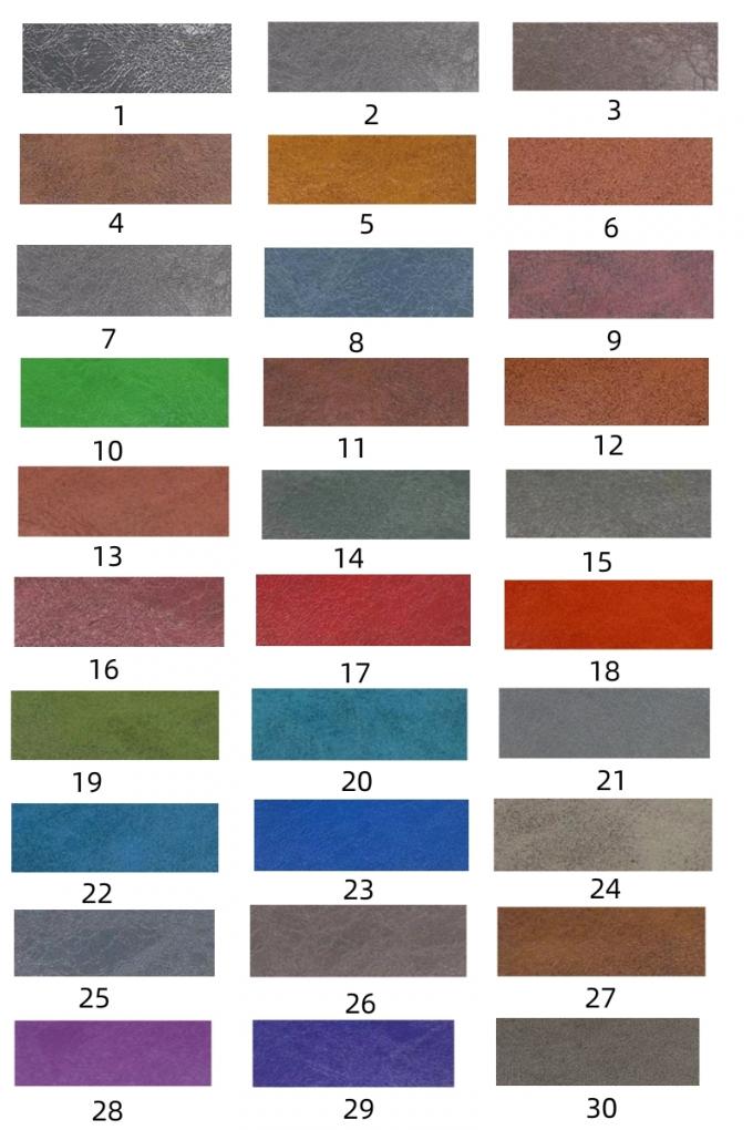 PVC Crazy Horse Oil Wax Tanned Couro sintético artificial para cadeira Sofá Saco Cinturão de segurança de carro Tecido de couro falso 12