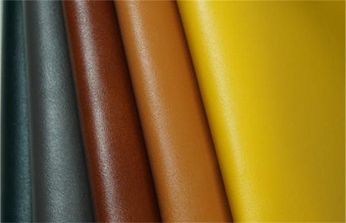 PVC 158 Pintura de grãos de couro de vaca Couro sintético artificial para sacos de sapatos Tecido de couro falso 8