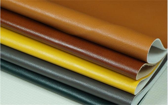 PVC 158 Pintura de grãos de couro de vaca Couro sintético artificial para sacos de sapatos Tecido de couro falso 11